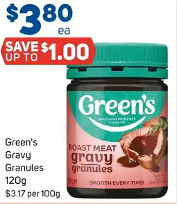 Foodland Green's Gravy Granules offer
