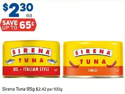 Foodland Sirena Tuna offer