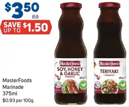 Foodland MasterFoods Marinade offer