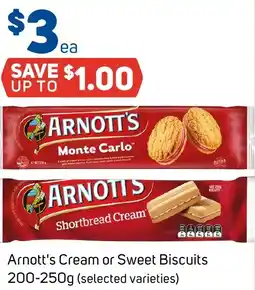 Foodland Arnott's Cream or Sweet Biscuits offer