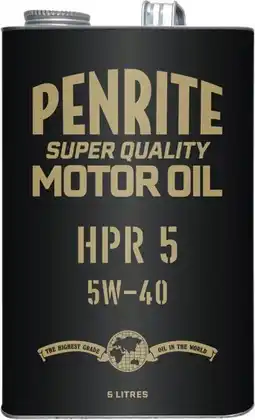 SuperCheap Auto Penrite HPR 5 5W-40 VINTAGE ENGINE OIL TIN offer