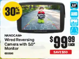 SuperCheap Auto Nanocam+ Wired Reversing Camera with 5.0” Monitor offer