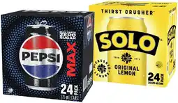 IGA Pepsi, Solo or Schweppes 24x375mL Selected Varieties offer