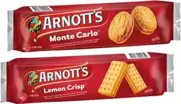 IGA Arnott’s Cream Biscuits 200‑250g or Smith’s Crackers 160g Selected Varieties offer