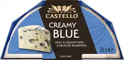IGA Castello Creamy Blue Cheese or Double Cream Brie 150g offer
