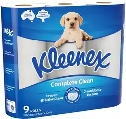 IGA Kleenex Complete Clean Toilet Tissue offer