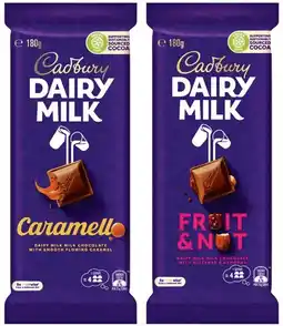 IGA Cadbury Chocolate Blocks Selected Varieties offer