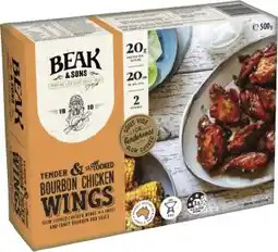 IGA Beak and Sons Bourbon BBQ Chicken Wings offer