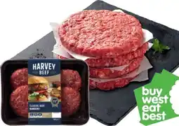 IGA Harvey Beef Classic Beef Burgers offer