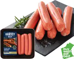 IGA Harvey Beef Classic Beef Sausages offer