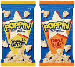 IGA Poppin Microwave Popcorn Selected Varieties offer