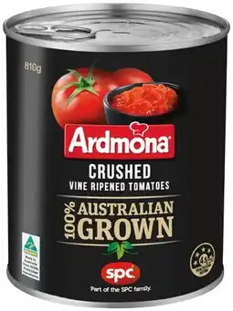 IGA Ardmona Crushed or Diced Tomatoes 810g offer