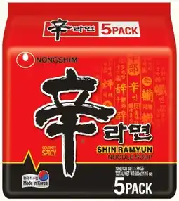 IGA Nongshim Instant Noodle Ramyun Selected Varieties offer