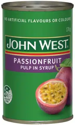 IGA John West Passionfruit Pulp In Syrup offer