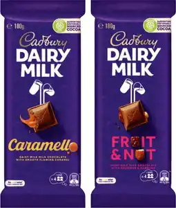 IGA Cadbury Chocolate Block 150‑190g Selected Varieties offer