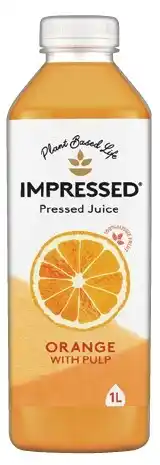 IGA Impressed Pressed Orange Juice Selected Varieties offer