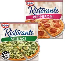 IGA Dr. Oetker Ristorante Pizza 310‑390g Selected Varieties offer