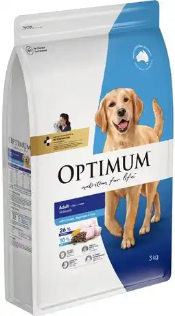 IGA Optimum Dry Dog Food 2.5‑3kg Selected Varieties offer
