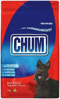 IGA Chum Dry Dog Food Selected Varieties offer