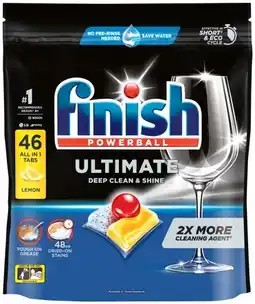 IGA Finish Ultimate Dishwashing Tablets Lemon offer