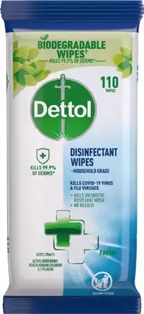 IGA Dettol Disinfectant Wipes Selected Varieties offer