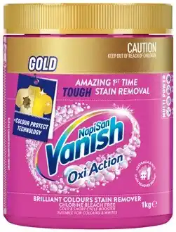 IGA Vanish NapiSan Gold Oxi Action Stain Remover Selected Varieties offer