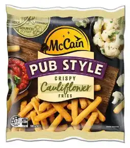 IGA McCain Pub Style Crispy Cauliflower or Broccoli Fries 500g offer