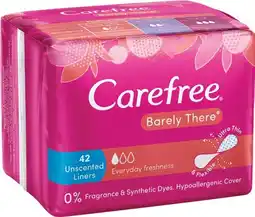 IGA Carefree Barely There Unscented Liners offer