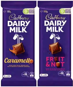 IGA Cadbury Chocolate Block Selected Varieties offer