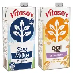 IGA Vitasoy Long Life Oat Milk, Soy Milky or Almond Milk 1 Litre Selected Varieties offer