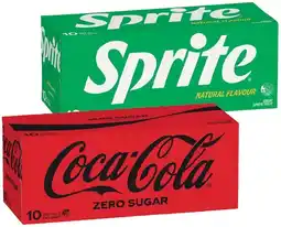 IGA Coca-Cola, Sprite or Fanta 10x375mL Selected Varieties offer