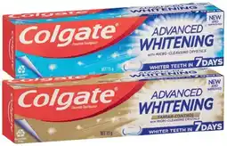 IGA Colgate Advanced Whitening Toothpaste Selected Varieties offer