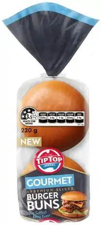 IGA Tip Top Premium Sliced Burger Buns Selected Varieties offer