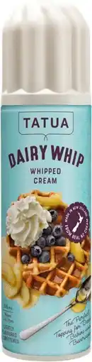 IGA Tatua Dairy Whip Whipped Cream or Mousse 250g offer