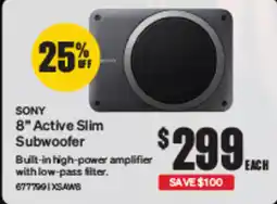 SuperCheap Auto SONY Active Slim Subwoofer offer