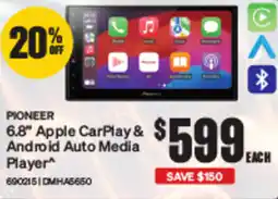 SuperCheap Auto PIONEER Apple CarPlay & Android Auto Media Player* offer