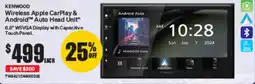 SuperCheap Auto KENWOOD Wireless Apple CarPlay & Androidβ’ Auto Head Unit offer