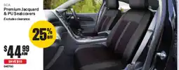 SuperCheap Auto SCA Premium Jacquard & PU Seatcovers Excludes clearance. offer