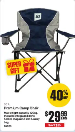 SuperCheap Auto SCA Premium Camp Chair offer