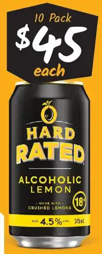 Cellarbrations Hard Rated 4.5% Premix Range Cans offer
