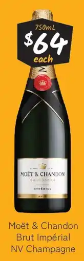 Cellarbrations Moët & Chandon Brut Impérial NV Champagne offer