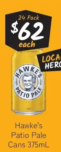 Cellarbrations Hawke's Patio Pale Cans offer