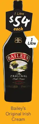 Cellarbrations Bailey's Original Irish Cream offer