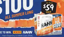 Cellarbrations Hahn SuperDry 3.5 Block Cans offer