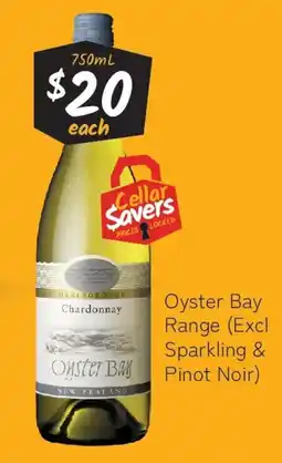 Cellarbrations Oyster Bay Range (Excl Sparkling & Pinot Noir) offer
