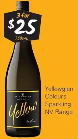 Cellarbrations Yellowglen Colours Sparkling NV Range offer