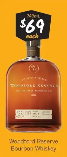 Cellarbrations Woodford Reserve Bourbon Whiskey offer