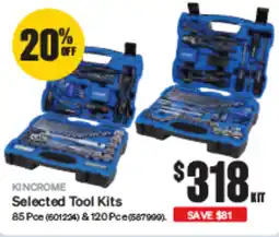 SuperCheap Auto KINCROME Selected Tool Kits offer