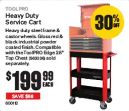 SuperCheap Auto TOOLPRO Heavy Duty Service Cart offer