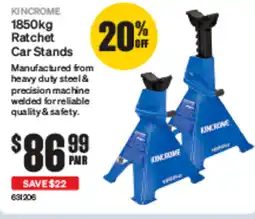 SuperCheap Auto KINCROME Car Stands Ratchet offer